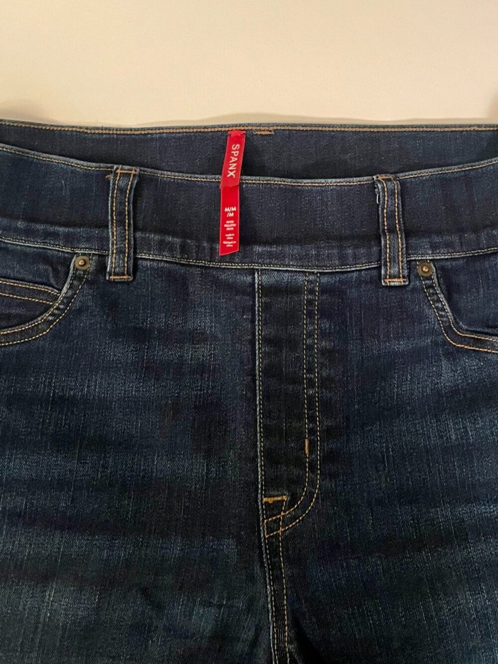 Spanx Dark Wash Flare Jeans | Medium, size 8-10